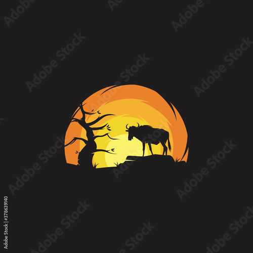 Beauty Buffalo in the Sunset logo