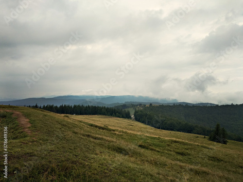 autumn landscape in the mountains