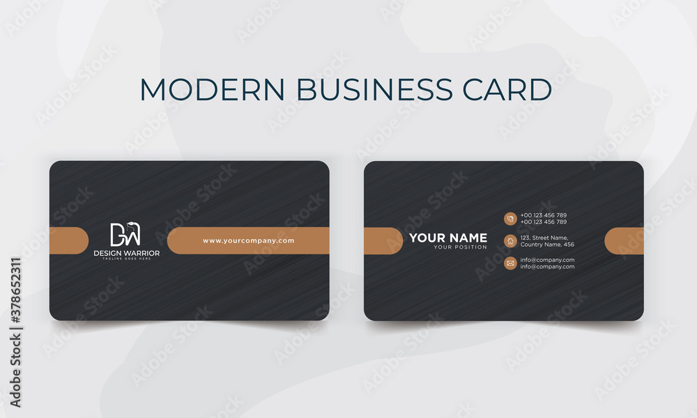Obraz premium Modern Business Card Layout