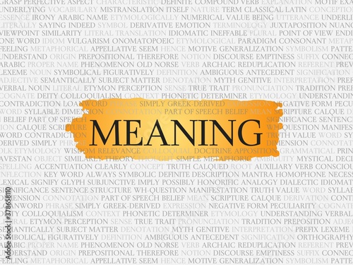 meaning photo