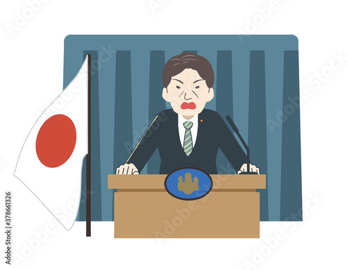 首相の怒り会見(線無し)