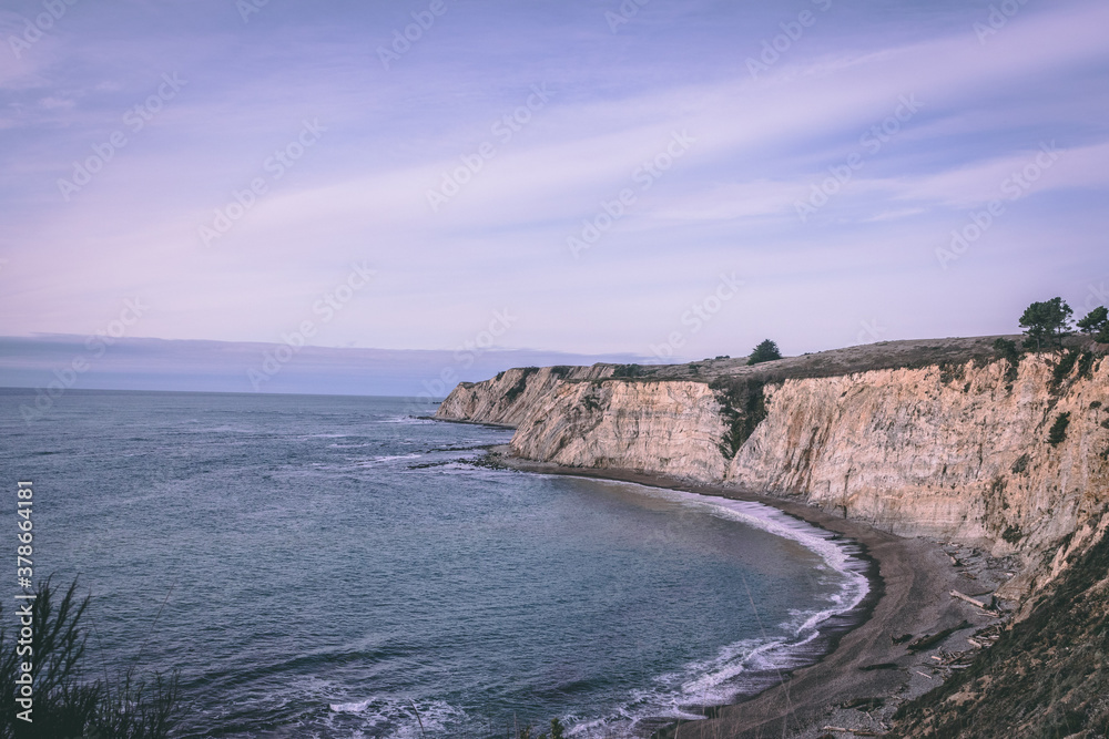 California coastal cliffside