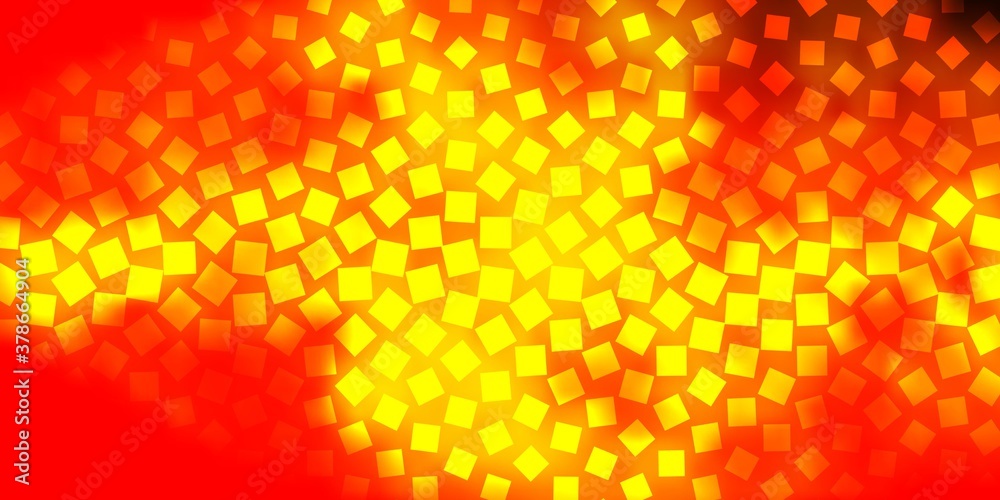 Dark Orange vector texture in rectangular style. Illustration with a set of gradient rectangles. Pattern for commercials, ads.