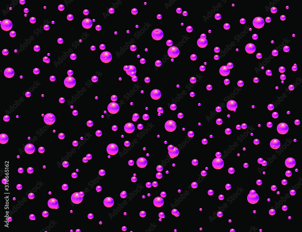 Pink pearls background. 3D Pearls texture for wrapping paper, web