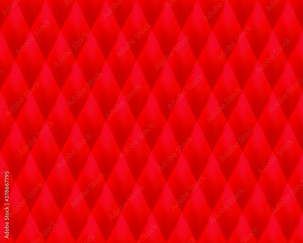 Red geometric background in origami style with gradient. Red vector polygonal rectangles illustration. Bright abstract rhombus mosaic background for design, print, web. Seamless vector. Red geometric background in origami style with gradient. Red vector polygonal rectangles illustration. Bright abstract rhombus mosaic background for design, print, web. Seamless vector.