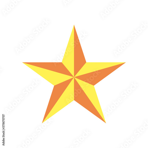 star free form style icon vector design