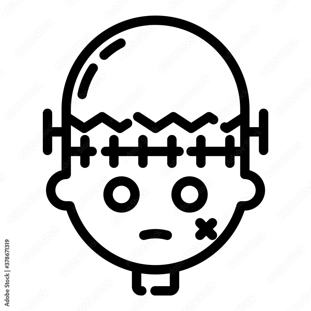 Halloween Monster Flat Icon Isolated On White Background Halloween Monster Flat Icon Isolated On White Background
