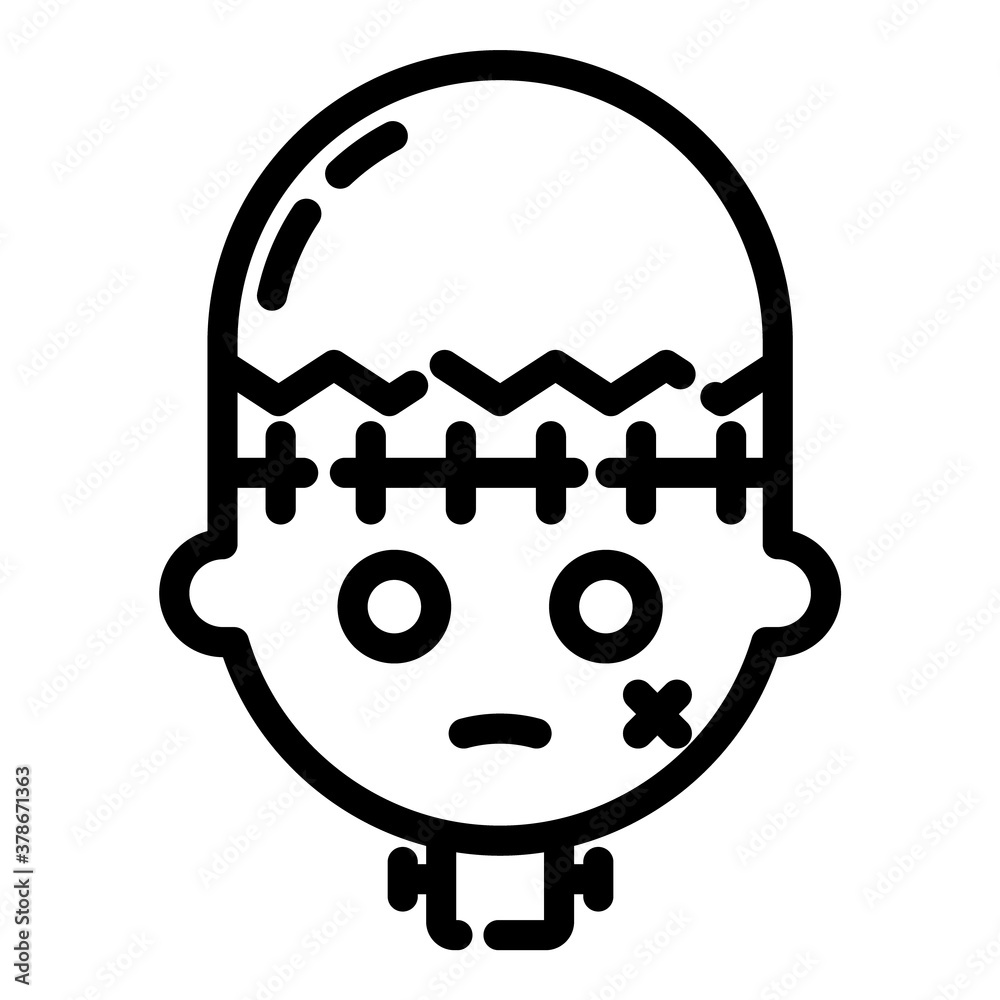 Halloween Monster Flat Icon Isolated On White Background Halloween Monster Flat Icon Isolated On White Background