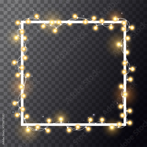 Christmas Lights Border