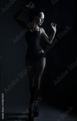 fetish model dancing