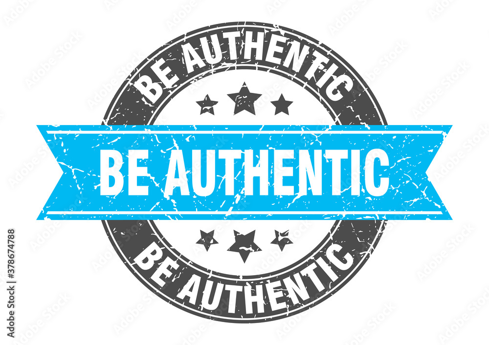 be authentic round stamp with ribbon. label sign be authentic round stamp with ribbon. label sign