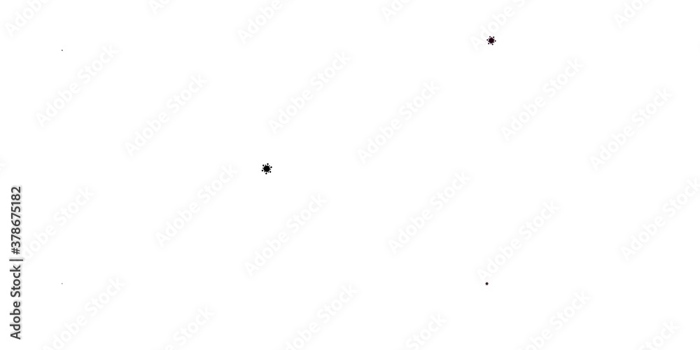 Light pink vector background with covid-19 symbols. Light pink vector background with covid-19 symbols.