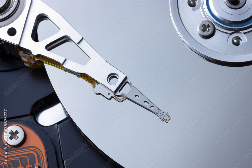 Opened Hard Drive Opened Hard Drive