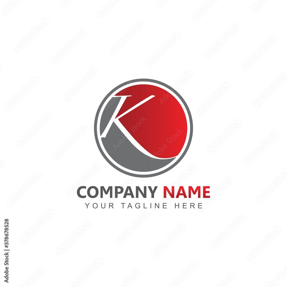 Initial K Logo Design inspiration vector Initial K Logo Design inspiration vector