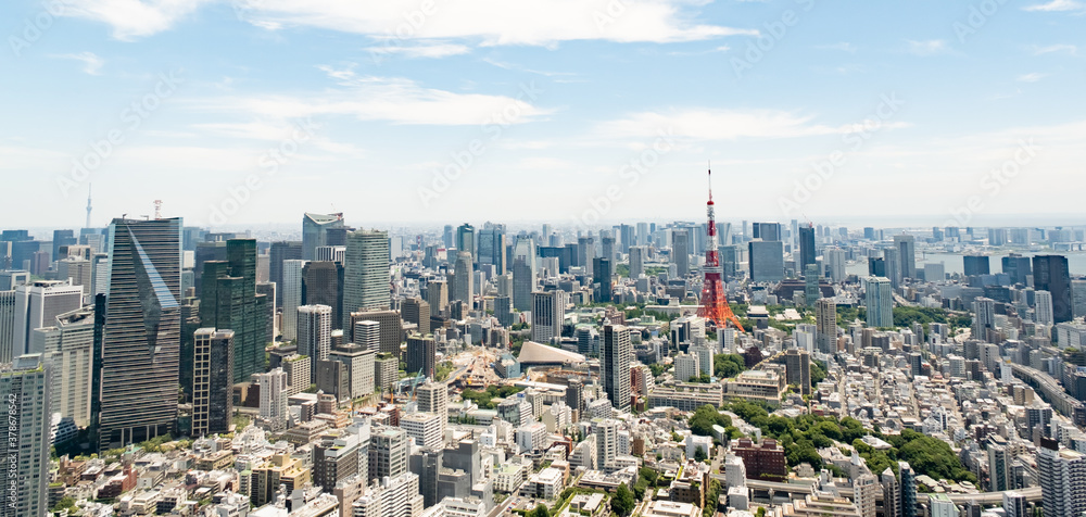 Naklejka premium 東京の街並み