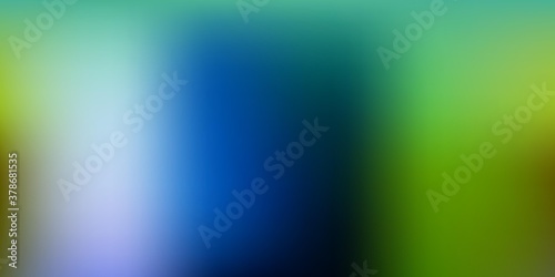 Light Blue, Yellow vector blur backdrop.