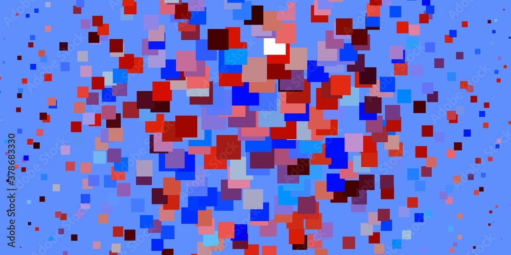 Fototapeta premium Light Blue, Red vector layout with lines, rectangles. Illustration with a set of gradient rectangles. Best design for your ad, poster, banner.