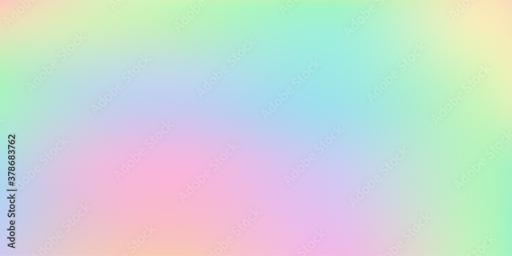 Abstract blurry pastel colored soft gradient vector background