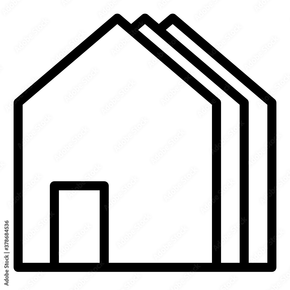 rael estate line style icon. suitable for your creative project.