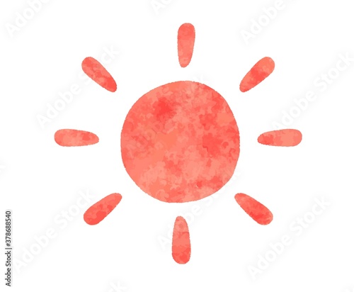 シンプルな太陽のイラスト