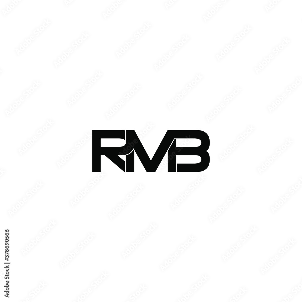 rmb letter original monogram logo design rmb letter original monogram logo design