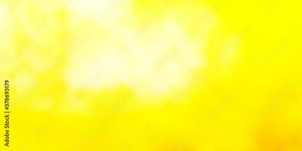 Light Yellow vector backdrop with cumulus. Abstract illustration with colorful gradient clouds. Pattern for your booklets, leaflets. Light Yellow vector backdrop with cumulus. Abstract illustration with colorful gradient clouds. Pattern for your booklets, leaflets.