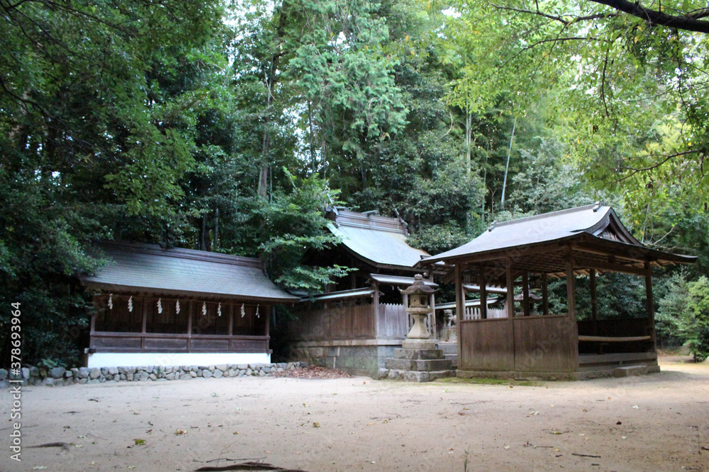 Situation around Asukaza Jinja Shrine in Asuka Situation around Asukaza Jinja Shrine in Asuka