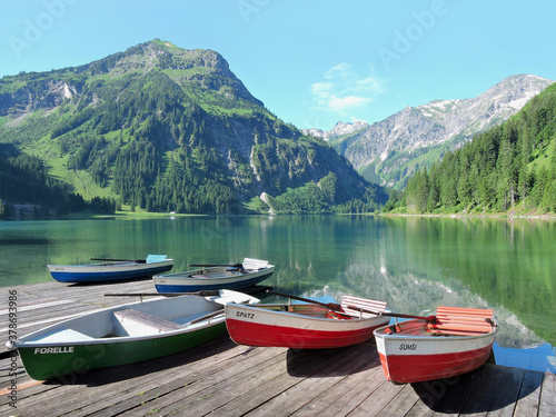 Boote am Vilsalpsee