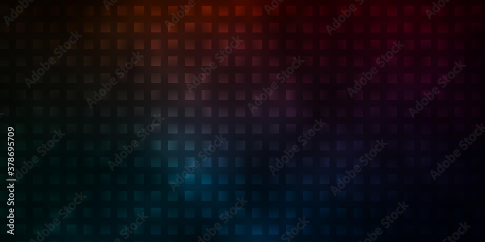 Dark Blue, Red vector pattern in square style. Dark Blue, Red vector pattern in square style.