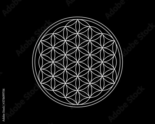 Flower of Life Stencil, Sacred Geometry Patterns