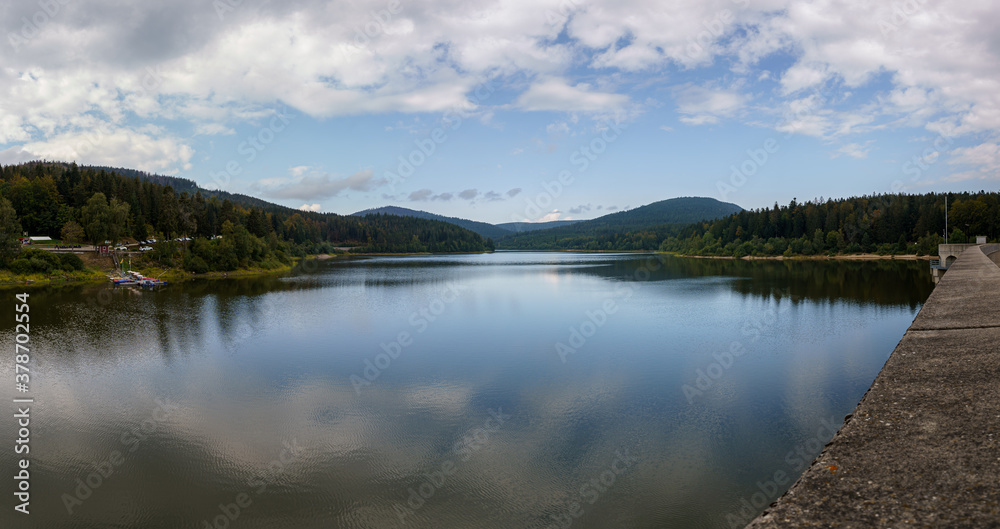 Schwarzenbach reservoir, Schwarzenbachtalsperre, Black Forest, Germany