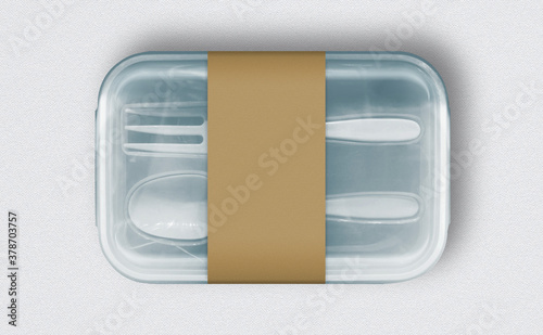 Lunch Box Mockup Design