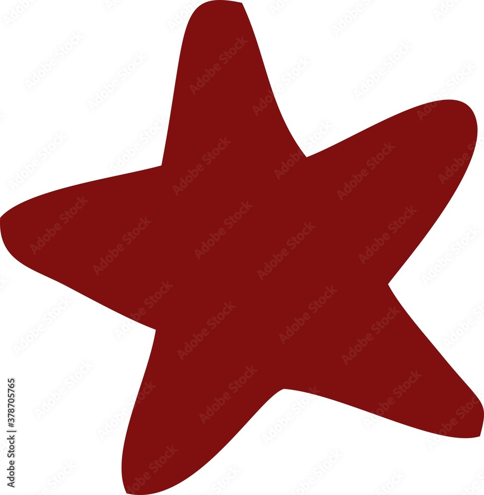 red Star isolated on white background red Star isolated on white background