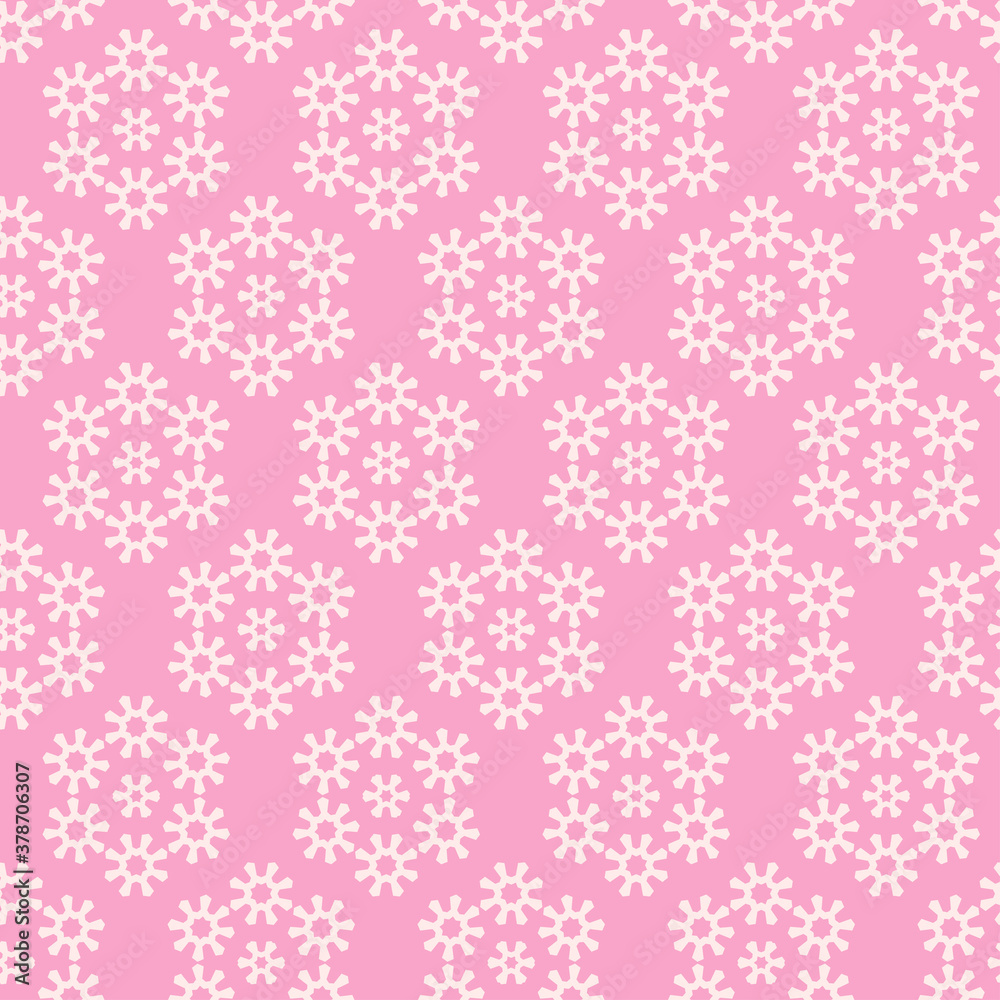 Cute floral pattern on a pink background seamless wallpaper, vector graphics. Cute floral pattern on a pink background seamless wallpaper, vector graphics.