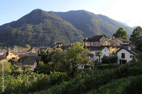 Wallpaper Mural Italian Village in Southern Switzerland Torontodigital.ca