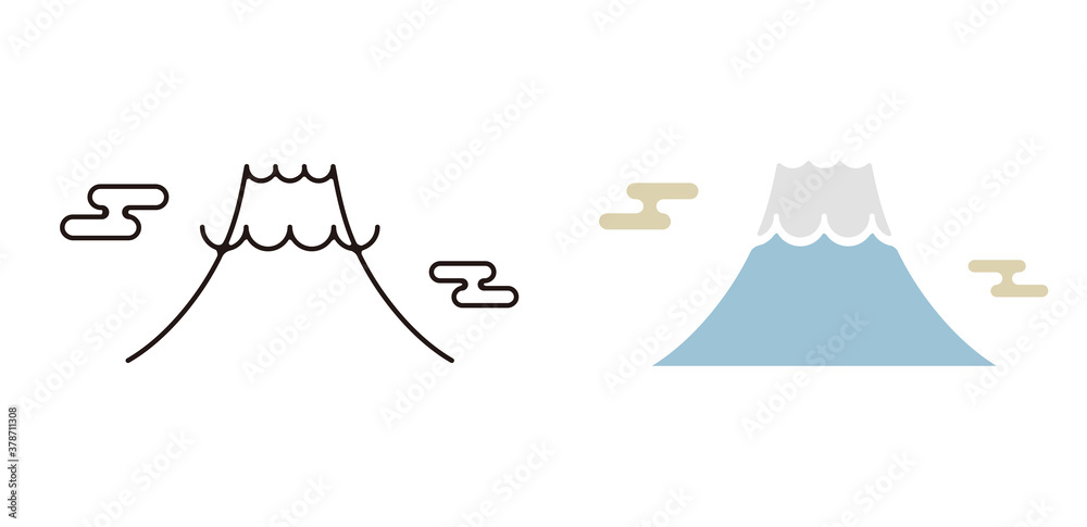 富士山のアイコンのセット イラスト 日本 年賀状 背景 シンプル 正月 新年 Stock Vector Adobe Stock 富士山のアイコンのセット イラスト 日本 年賀状 背景 シンプル 正月 新年 Stock Vector Adobe Stock