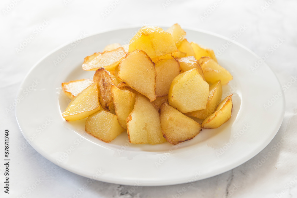 Patatas bravas traditional Spanish potatoes snack tapas Patatas bravas traditional Spanish potatoes snack tapas