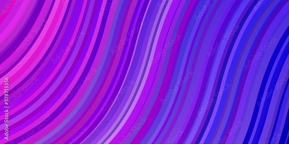 Light Pink, Blue vector pattern with lines. Illustration in abstract style with gradient curved. Best design for your posters, banners. Light Pink, Blue vector pattern with lines. Illustration in abstract style with gradient curved. Best design for your posters, banners.