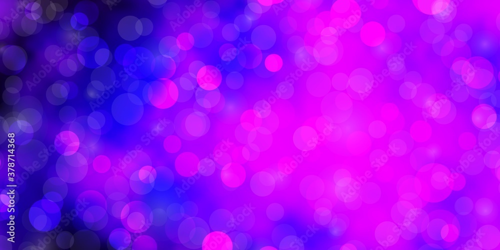 Dark Purple, Pink vector background with circles. Abstract illustration with colorful spots in nature style. Pattern for wallpapers, curtains. Dark Purple, Pink vector background with circles. Abstract illustration with colorful spots in nature style. Pattern for wallpapers, curtains.