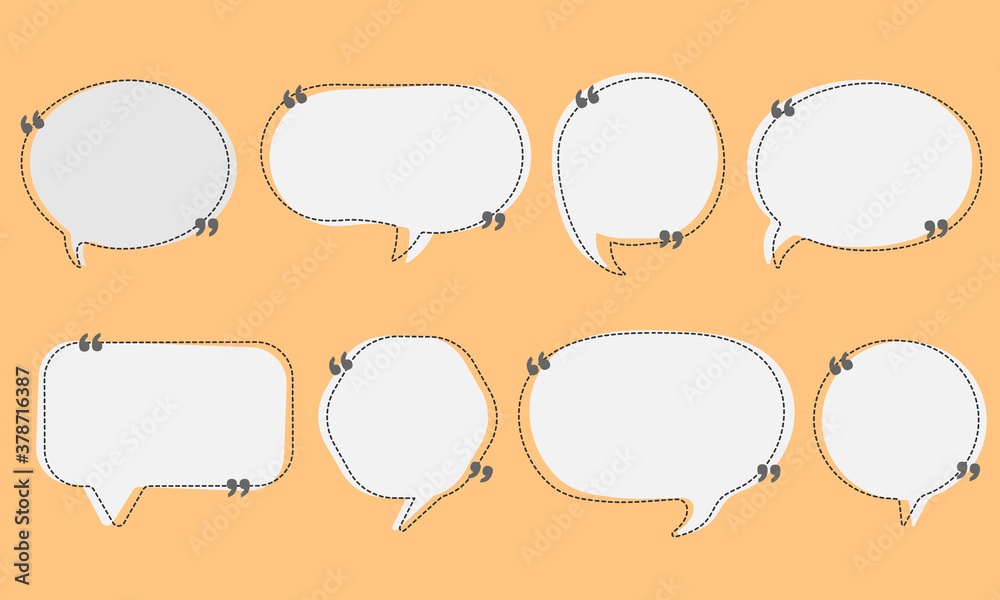Set of speak bubble text, chatting box, message box outline cartoon vector illustration design. Balloon doodle style of thinking or announcement sign symbol. Set of speak bubble text, chatting box, message box outline cartoon vector illustration design. Balloon doodle style of thinking or announcement sign symbol.