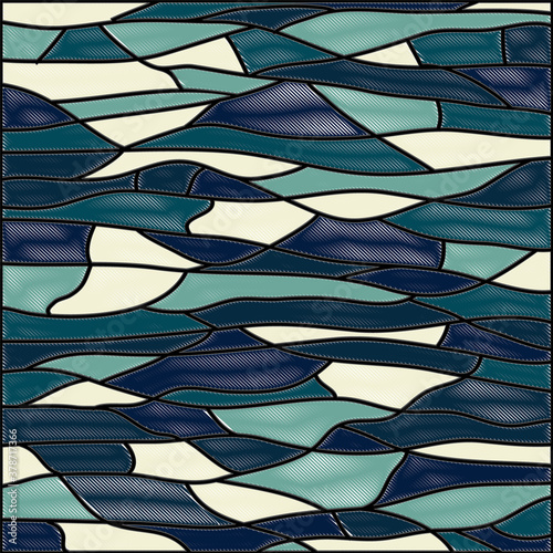 Abstract stained glass back...