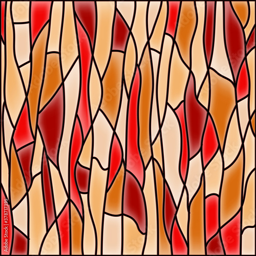 Abstract stained glass back...