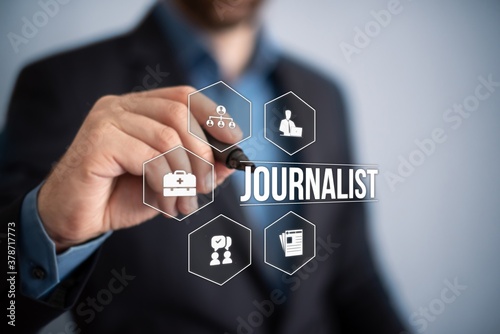 Bild auf Leinwand journalist