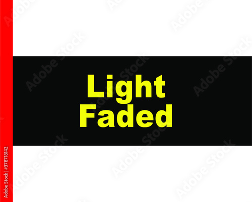 BLACK VECTOR BANNER light faded