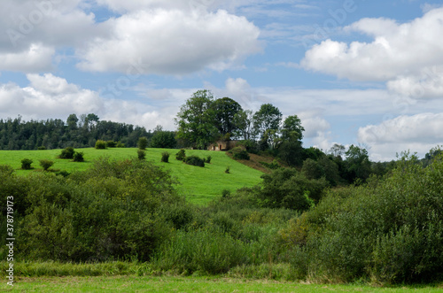 Fototapeta Naklejka Na Ścianę i Meble -  Bieszczady panorama Krywe 