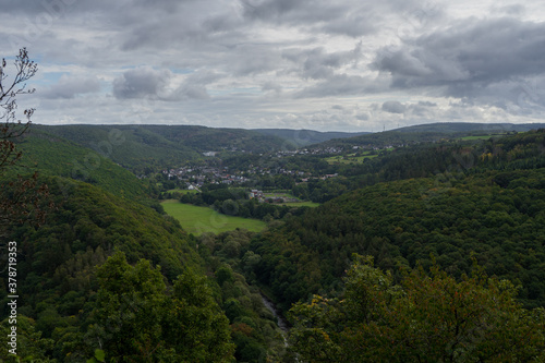 Landscape near the german village called Schleiden