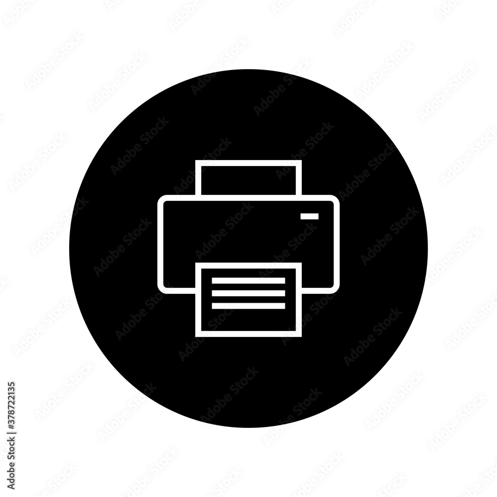 printer icon button