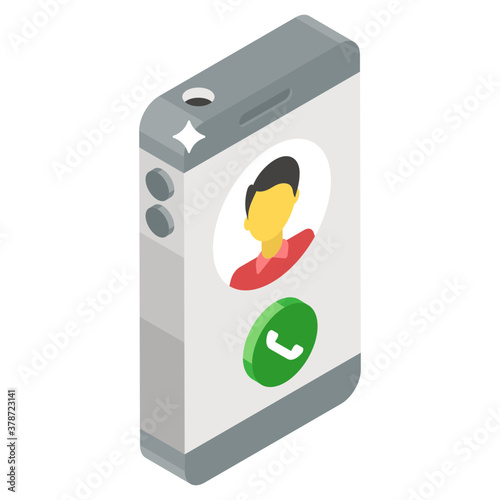 
Online communication concept, vector design of video call 
