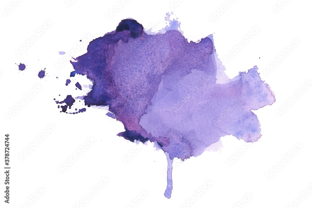 hand painted watercolor stain texture background design - obrazy, fototapety, plakaty 