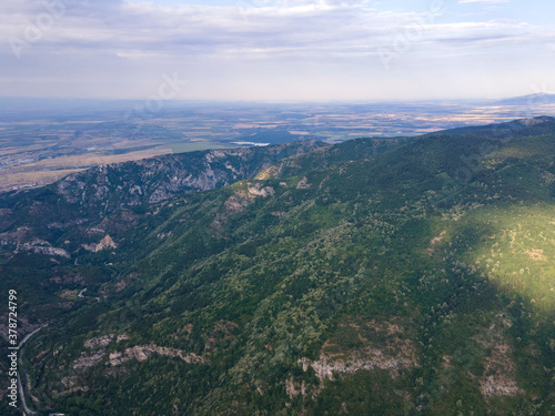 Aerial view of Rhodopes near Asenovgrad, Bulgaria © Stoyan Haytov